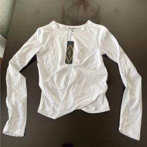 L’Etoile Sport white long sleeve tee
